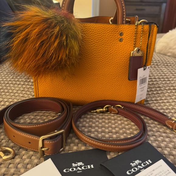 NWT - Coach Rogue 25 in Papaya - Picture 11 of 14